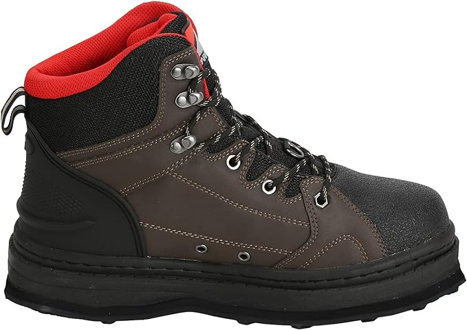Paramount Outdoors Deep Eddy Cleated Rubber Bottom Wading Boots, Rubber Sole Wader Boots
