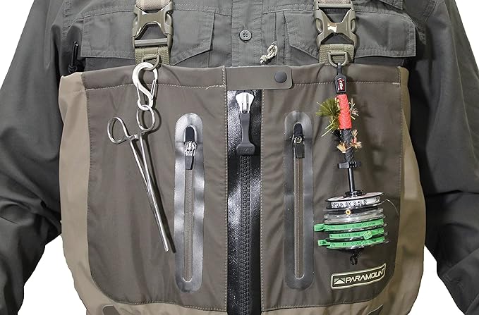 Paramount Outdoors Deep Eddy Zippered Breathable Stockingfoot Chest Fishing Wader