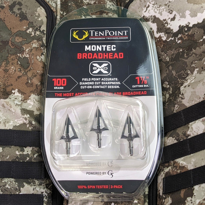 EVO-X Montec Fixed Blade Broadhead (3-pack)