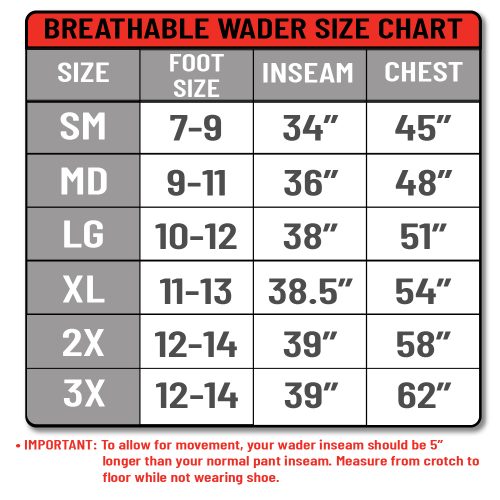 Paramount Outdoors - DEEP EDDY™ Breathable Stockingfoot Chest Wader