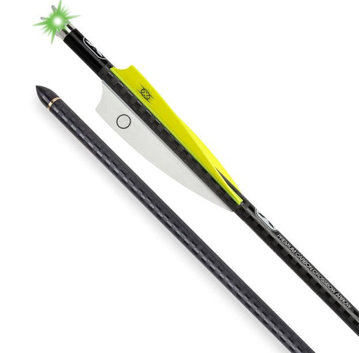 20-inch EVO-X Lighted Alpha-Blaze CenterPunch Premium Carbon Crossbow Arrows Crossbow Tenpoint