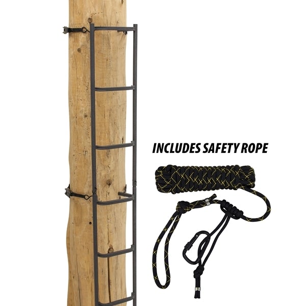 Big Foot Tree Ladder with Safety Rope Rivers Edge