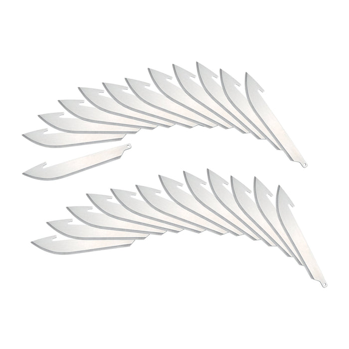 Bulk Pack 3.5" RazorSafe™ System Drop-Point Replacement Blades Outdoor Edge