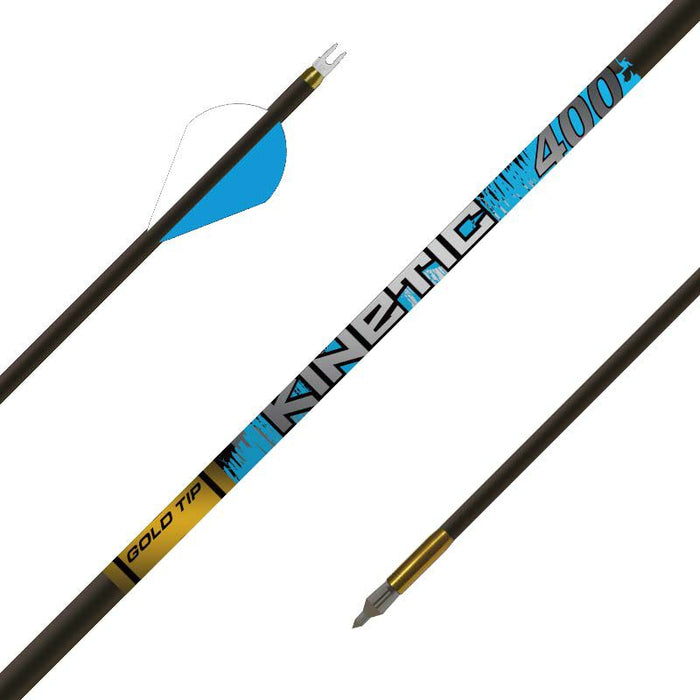 Gold Tip Kinetic Kaos Hunting Arrows - 6 pack Archery Gold Tip