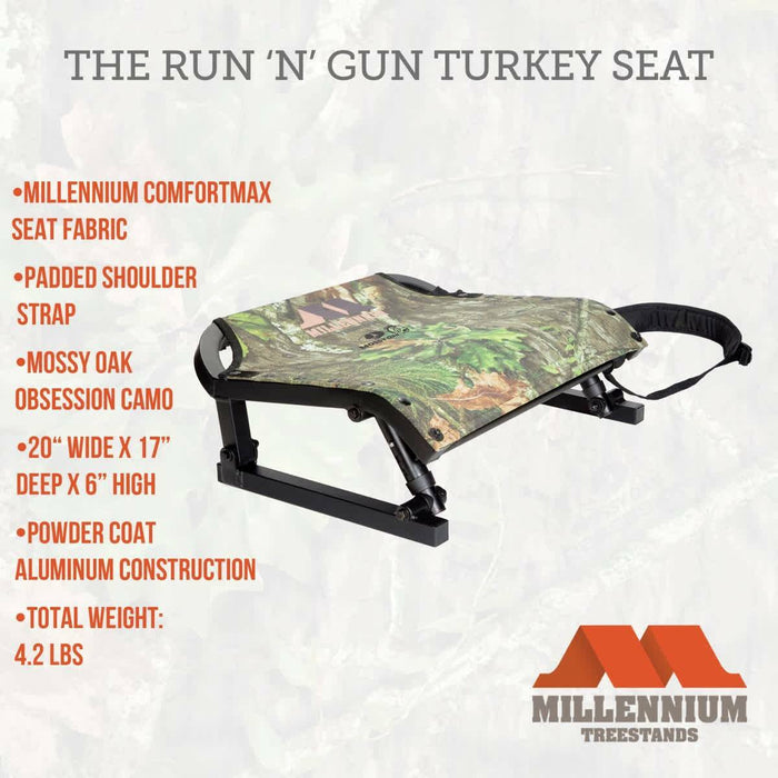 TU0200 Run N' Gun Turkey Seat Millennium