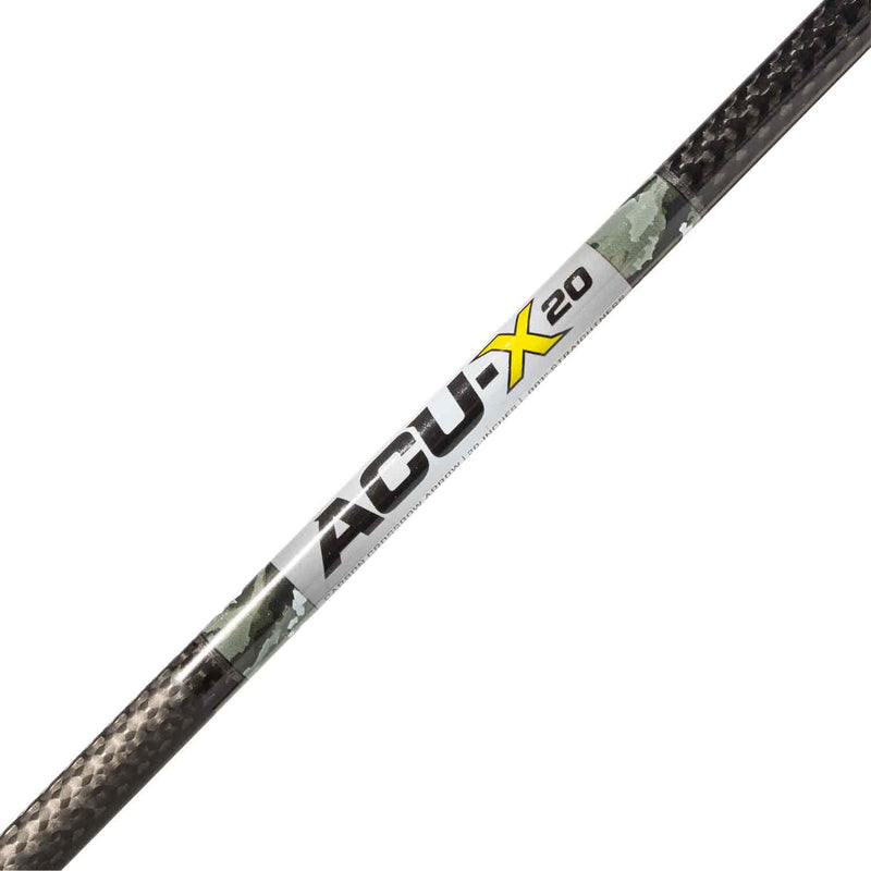 ACU-X 20 shaft decal close-up