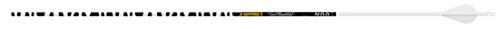 Gold Tip Ted Nugent Arrows with Raptor Vane (Pack of 6), White