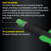 ACU-X Snap-On nock diagram