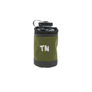 Timber Ninja Ridge Bottle/Rope Holster — olive on saddle