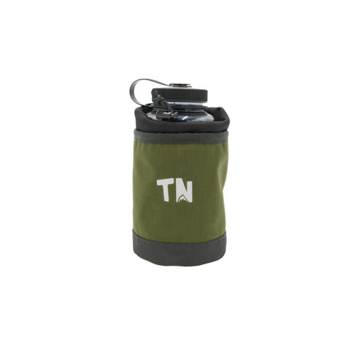 Timber Ninja Ridge Bottle/Rope Holster — olive on saddle