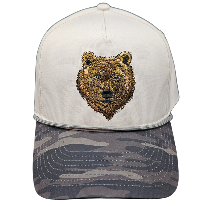 Wild Brims Hats, Bear Black Camo, Stone