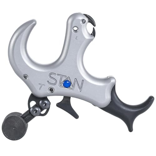 Stan OnneX Thumb Archery Release – Modular Trigger Release with Zero Travel, Adjustable Tension, 3 & 4 Finger Options, Open Hook, Trainer Lock