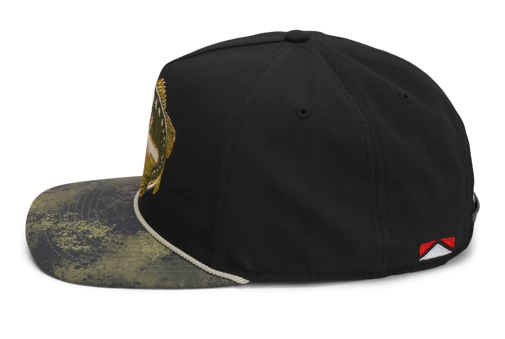 Paramount Outdoors Turkey Feather Bottomland Mesh Back Comfort Snap Snapback, Turkey Hunting Cap