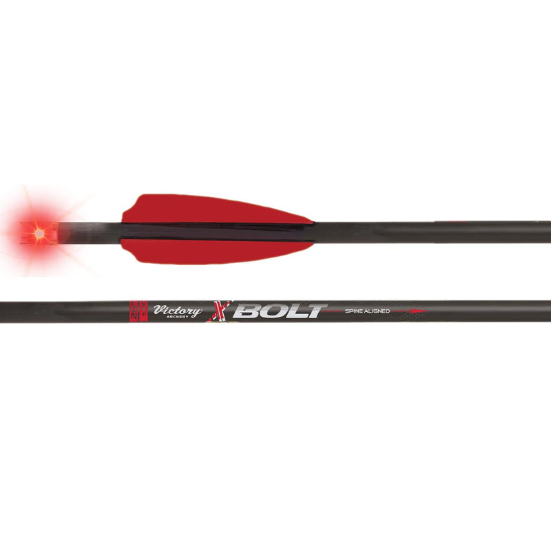 Victory Archery XBolt 0.300" Diameter Crossbow Bolt (Length: 20", 6 Pack Fletched, Straightness ± 0.003 - Gamer - Green)