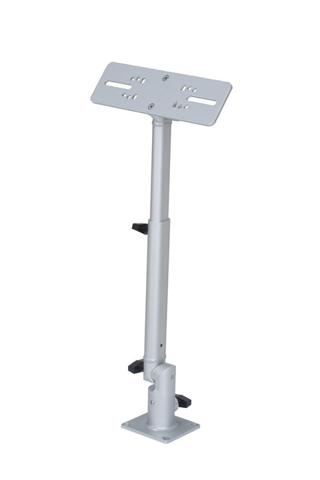 Marine Electronic Mount, Fish Finder Bracket, Anodized Aluminum 350 Degree Swivel Monitor Mount with Adjustable Height, Easy Install, Mounting Plate Fits Most Monitors