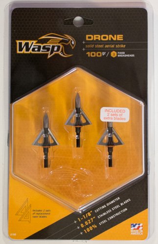 Wasp Drone Broadhead Archery, Gray