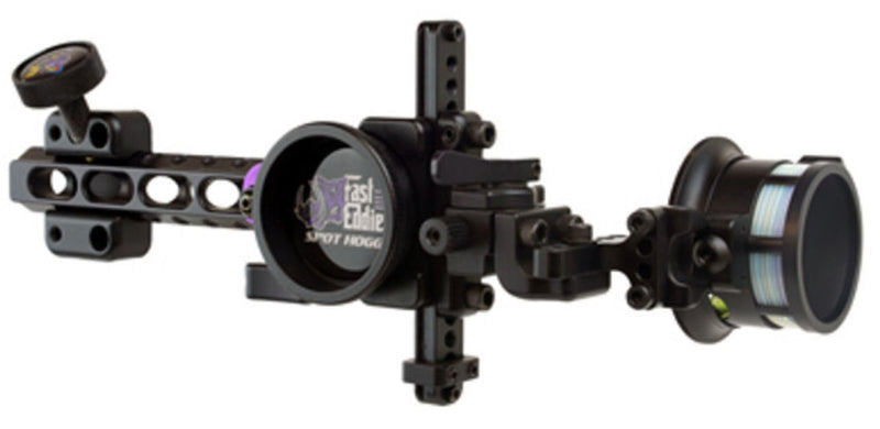 Spot Hogg Fast Eddie XL | Double Pin Bow Sight | Right/Left Handed | Pin Size .01/.019/.029 | Made in The USA (Right Handed, .019 Pin Diameter)