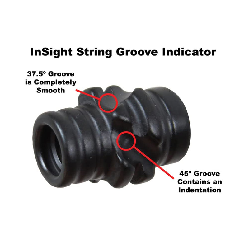 HAMSKEA ARCHERY SOLUTIONS Insight Short Draw Standard Peep Kit (SD Housing, 6 apertures/Tool) with Protective Case (PEEP070)