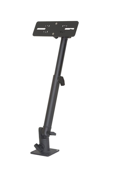 Marine Electronic Mount, Fish Finder Bracket, Anodized Aluminum 350 Degree Swivel Monitor Mount with Adjustable Height, Easy Install, Mounting Plate Fits Most Monitors