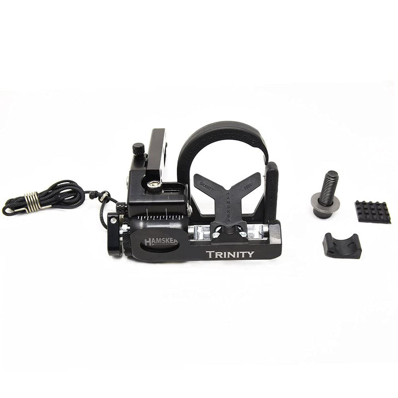Hamskea Archery Solutions Trinity Hunter Pro Micro Tune Fall Away Arrow Rest for Bowhunting