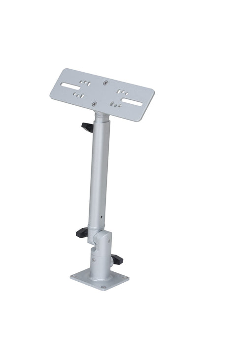 Marine Electronic Mount, Fish Finder Bracket, Anodized Aluminum 350 Degree Swivel Monitor Mount with Adjustable Height, Easy Install, Mounting Plate Fits Most Monitors