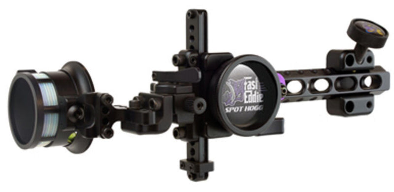 Spot Hogg Fast Eddie XL | Double Pin Bow Sight | Right/Left Handed | Pin Size .01/.019/.029 | Made in The USA (Right Handed, .019 Pin Diameter)