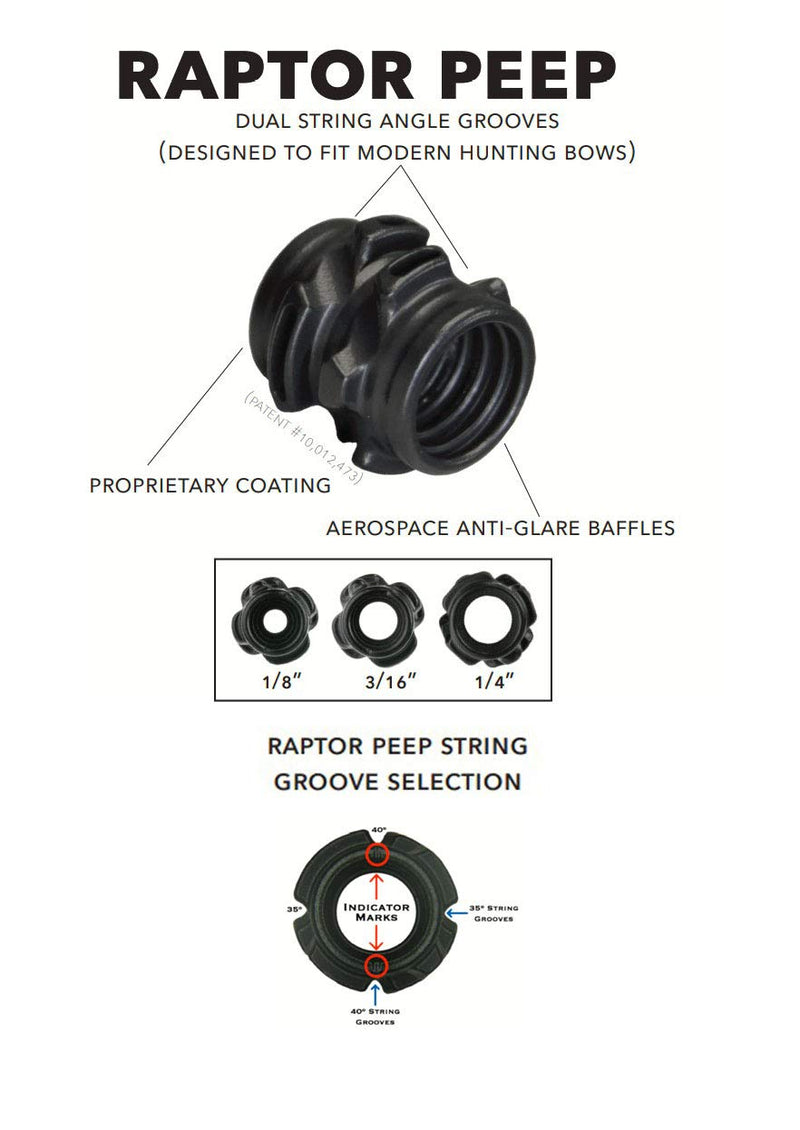 Hamskea Archery Solutions Raptor Peep
