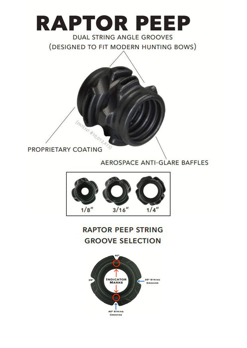 Hamskea Archery Solutions Raptor Peep