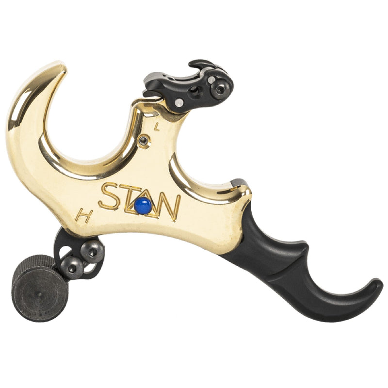 Stan OnneX Hinge Archery Release – Micro-Adjustable Hinge with Draw Control, Click Options, and Modular Fit for 3 or 4 Fingers, Sage, L