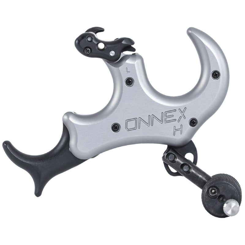Stan OnneX Hinge Archery Release – Micro-Adjustable Hinge with Draw Control, Click Options, and Modular Fit for 3 or 4 Fingers, Sage, L