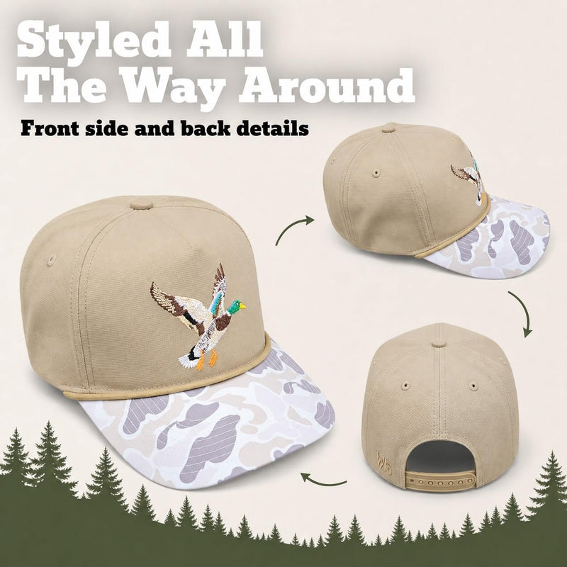 Wild Brims Hats, Mallard Light Camo, Khaki
