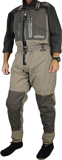 Paramount Outdoors Deep Eddy Zippered Breathable Stockingfoot Chest Fishing Wader