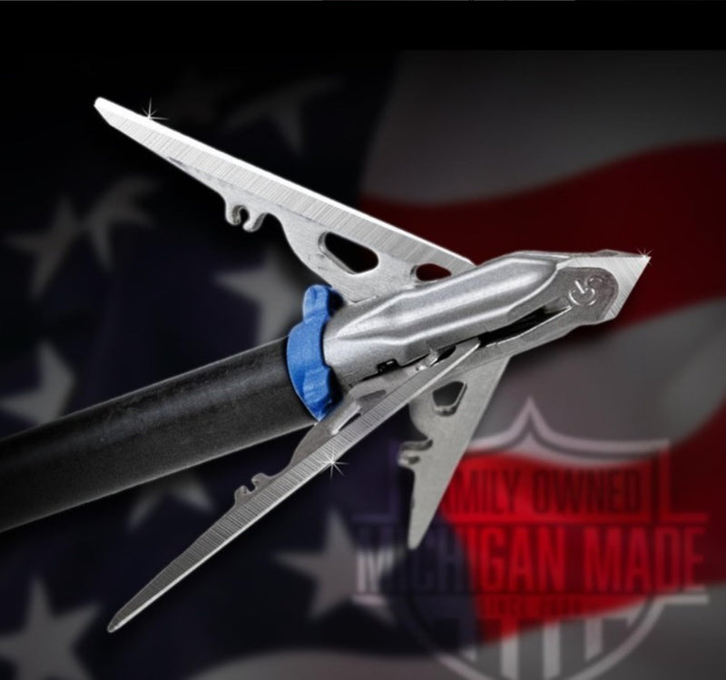 G5 Outdoors Megameat Broadhead 3 Pk, Stainless Steel