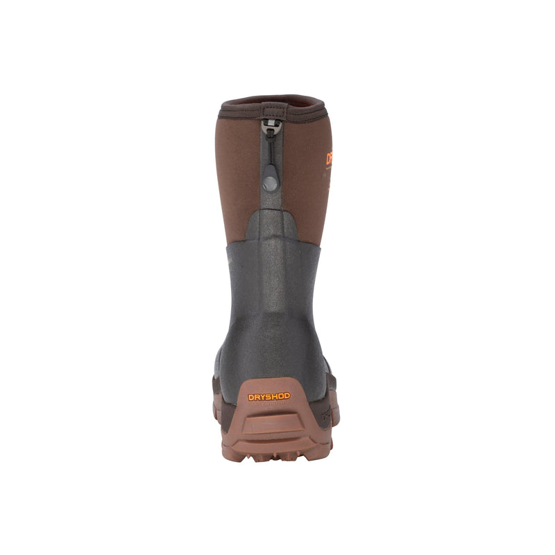 Dryshod Womens Haymaker Mid Rubber Farm Boots |Rubber | Waterproof | Brown