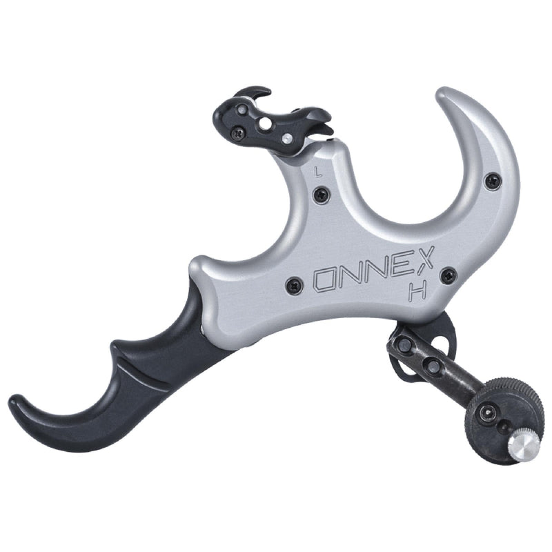 Stan OnneX Hinge Archery Release – Micro-Adjustable Hinge with Draw Control, Click Options, and Modular Fit for 3 or 4 Fingers, Sage, L