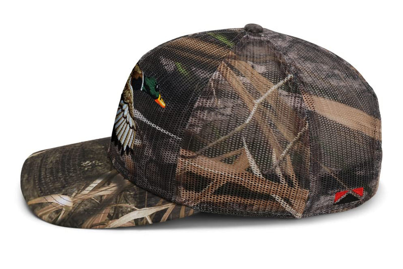 Paramount Outdoors Drake Mallard All Mesh Camo Duck Hunting Cap, Shadowgrass Habitat, ComfortSnap Snapback, One Size