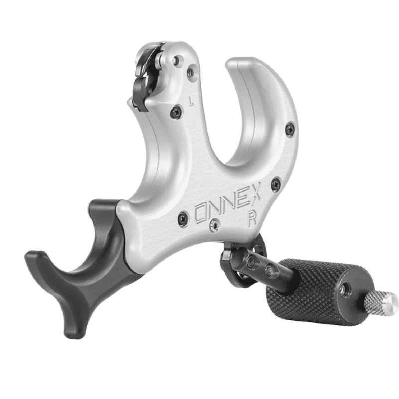 Stan OnneX Resistance Archery Release – Ergonomic 3 & 4 Finger Grip, Universal Handle Platform, Crisp Searing System, Trainer Lock, Modular Fit, Heavy Metal, L