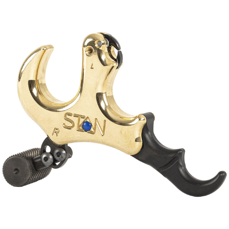 Stan OnneX Resistance Archery Release – Ergonomic 3 & 4 Finger Grip, Universal Handle Platform, Crisp Searing System, Trainer Lock, Modular Fit, Heavy Metal, L
