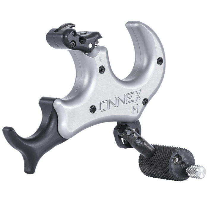 Stan OnneX Hinge Archery Release – Micro-Adjustable Hinge with Draw Control, Click Options, and Modular Fit for 3 or 4 Fingers, Sage, L