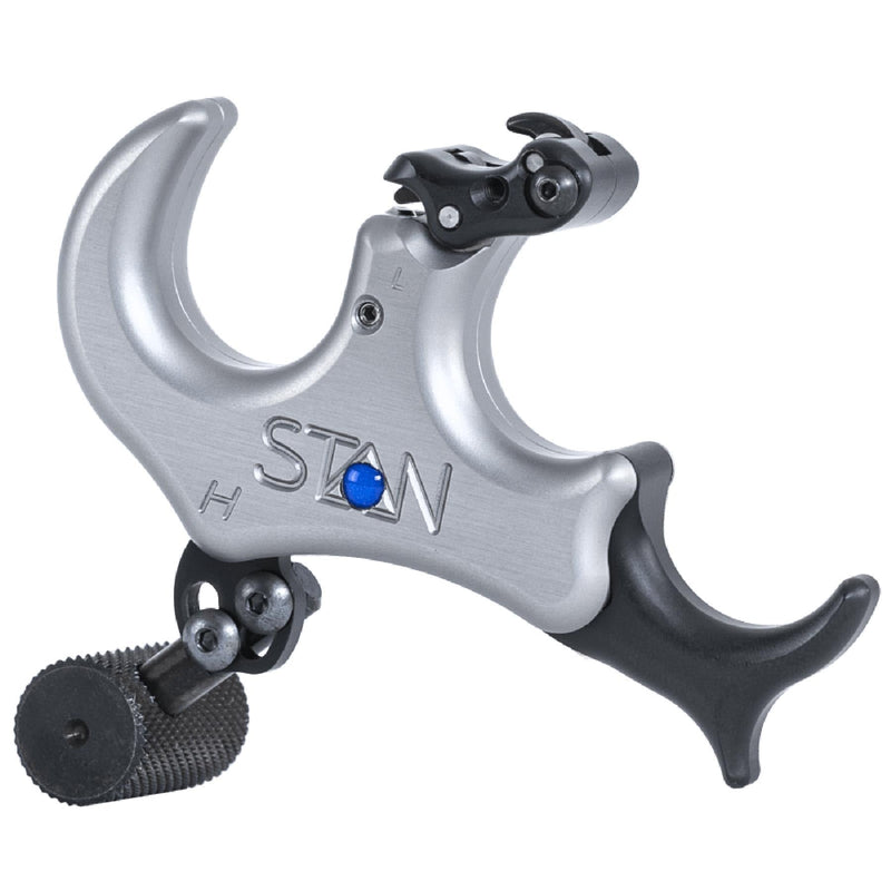 Stan OnneX Hinge Archery Release – Micro-Adjustable Hinge with Draw Control, Click Options, and Modular Fit for 3 or 4 Fingers, Sage, L