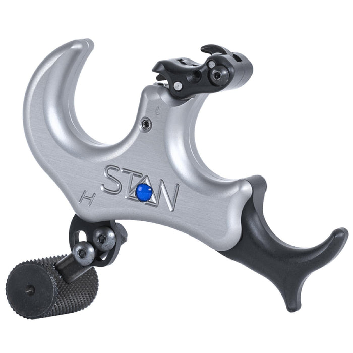 Stan OnneX Hinge Archery Release – Micro-Adjustable Hinge with Draw Control, Click Options, and Modular Fit for 3 or 4 Fingers, Sage, L