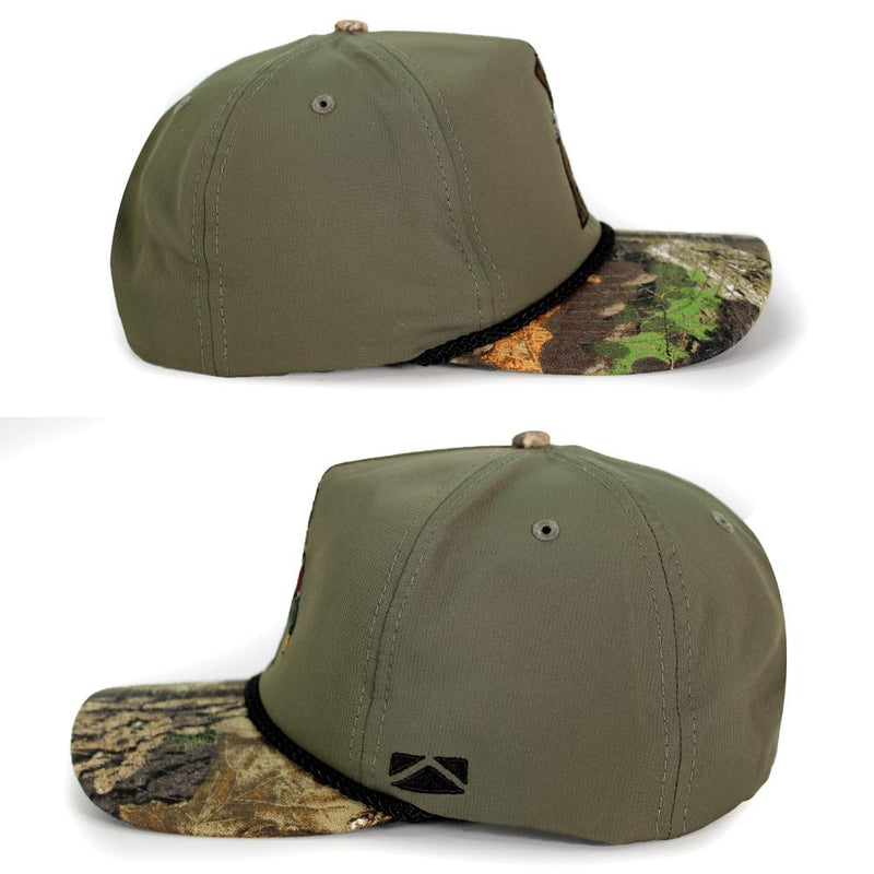 Paramount Outdoors Baseball Cap for Men with Wax Cloth Visor on Heavy Cotton Canvas Fabric (Olive - OSFA)