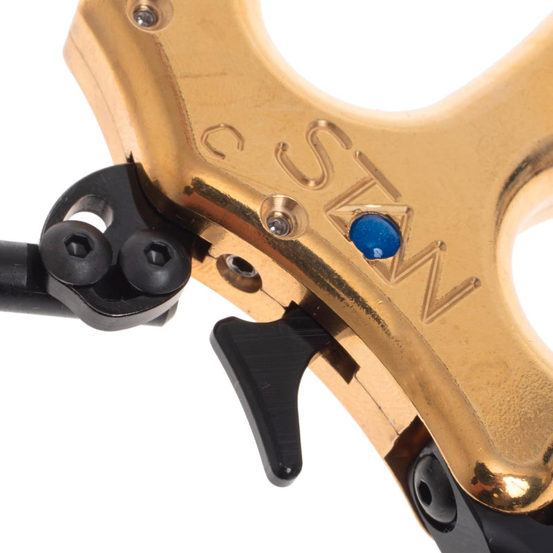 Stan OnneX Clicker Thumb Bow Release Aid for Archery & Hunting - Adjustable, DLC-Coated Resistant Internals, Smooth Action, Click-Feedback System, Modular 3 or 4 Finger Fit, Sage, Large