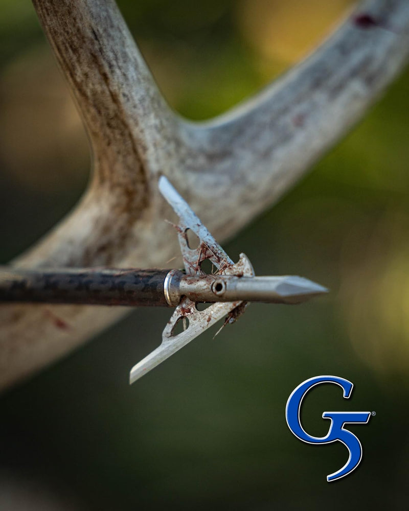 G5 Outdoors Megameat Broadhead 3 Pk, Stainless Steel