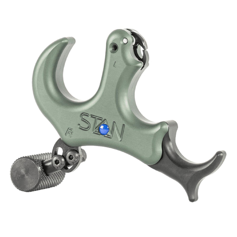 Stan OnneX Resistance Archery Release – Ergonomic 3 & 4 Finger Grip, Universal Handle Platform, Crisp Searing System, Trainer Lock, Modular Fit, Heavy Metal, L