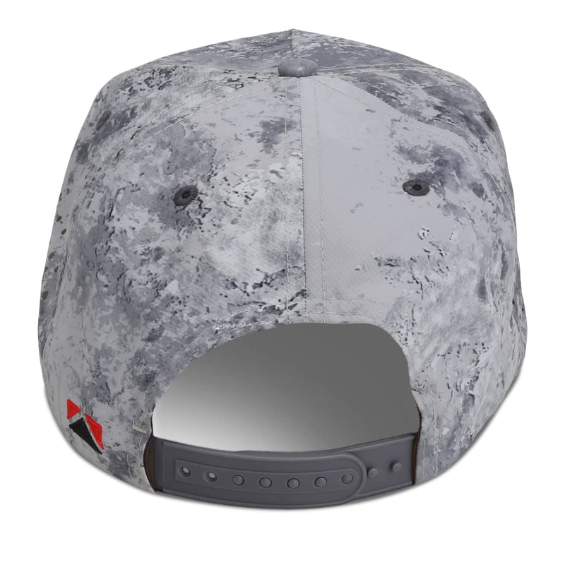 Paramount Outdors Performance Perforated American Flag Trucker Hat Rope Cap (Grey Cirrus)