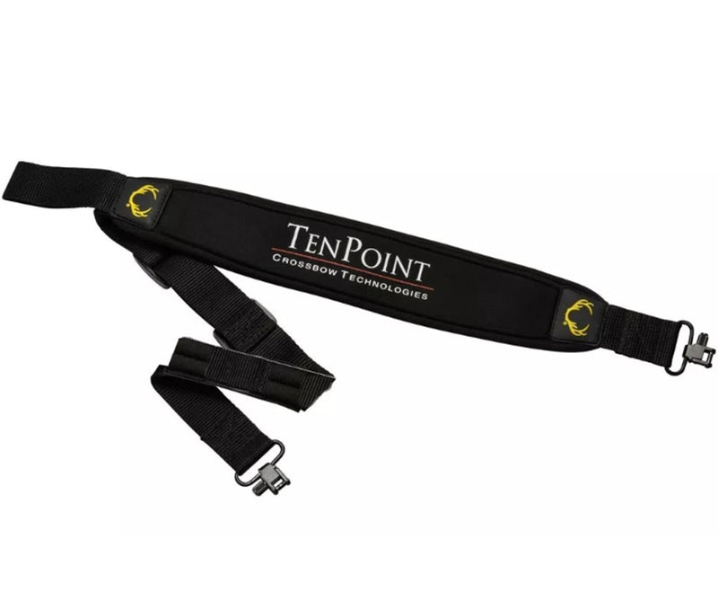 TenPoint neoprene crossbow sling, black, with logo