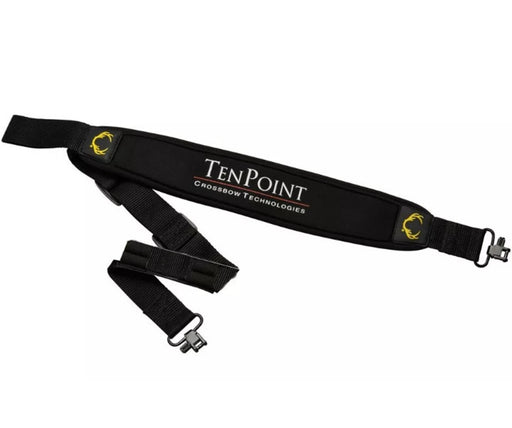 TenPoint neoprene crossbow sling, black, with logo