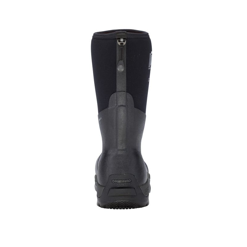 Dryshod Dungho Mid Farming Work Boots | Waterproof | Slip Resistant | Rubber | Black