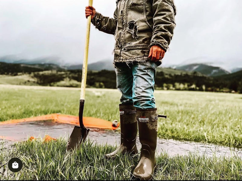Dryshod Destroyer Protective Rubber Brush Boot With Gusset | Waterproof | Moisture Wicking | Men